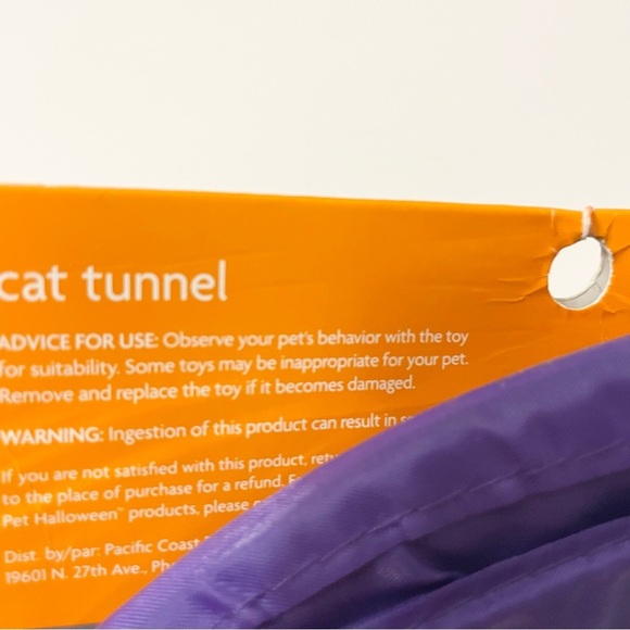 Spirit Whisker City Cat Tunnel Pet Halloween Collection - Picture 5 of 7